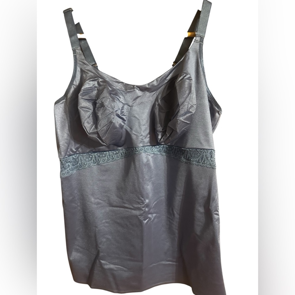 Ruby Ribbon Lace Cami 3024 Tranquil Blue Sz 50 NEW